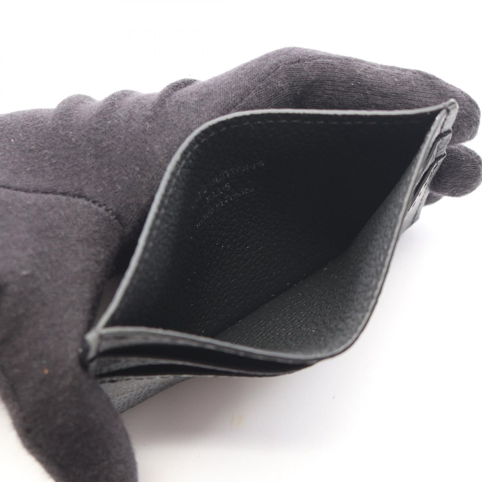 Louis Vuitton Card Case Holder Double Damoflage Leather — view 3