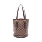 Louis Vuitton Tote Marais Damier Ebene Canvas Leather