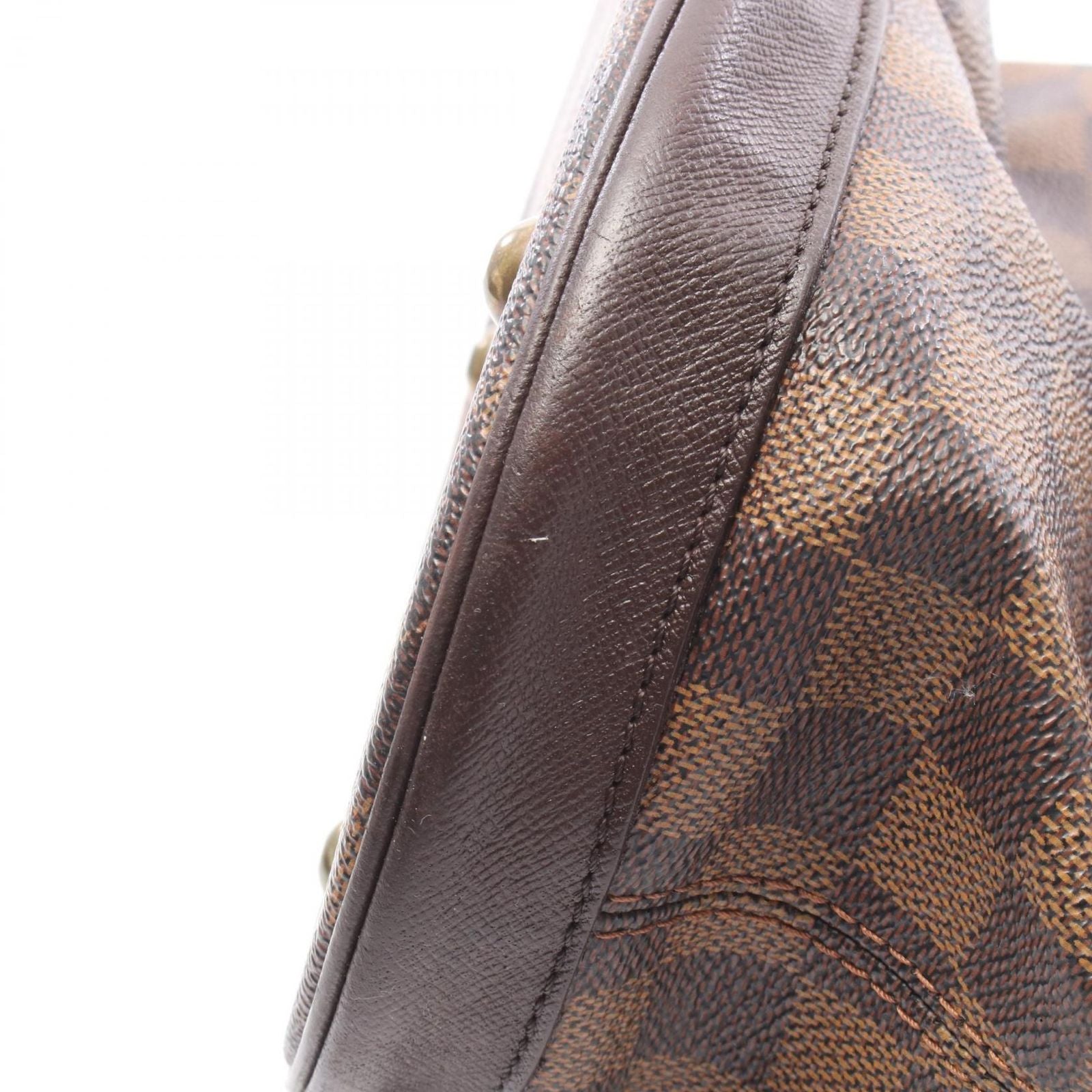 Louis Vuitton Tote Marais Damier Ebene Canvas Leather — view 6