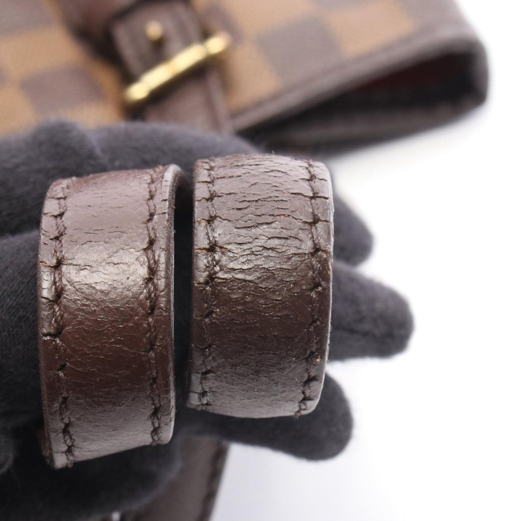 Louis Vuitton Tote Marais Damier Ebene Canvas Leather — view 8