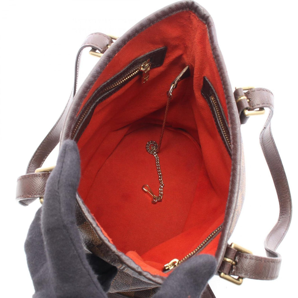 Louis Vuitton Tote Marais Damier Ebene Canvas Leather — view 3