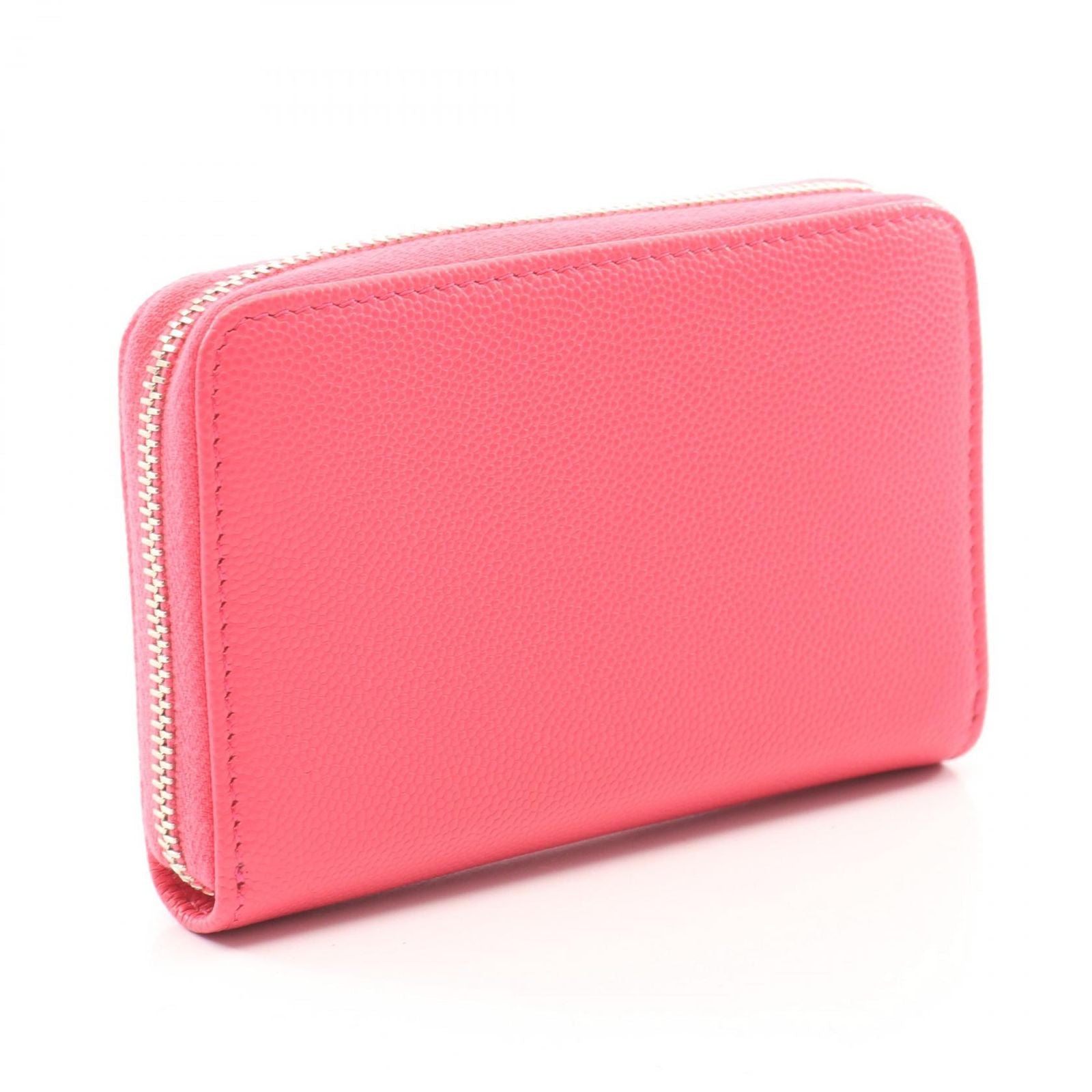Chanel Round Wallet CC Logo Pink Caviar Leather CC — view 2