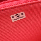 Chanel Round Wallet CC Logo Pink Caviar Leather CC — view 5