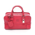 Loewe Handbag Amazona 28 Red Leather