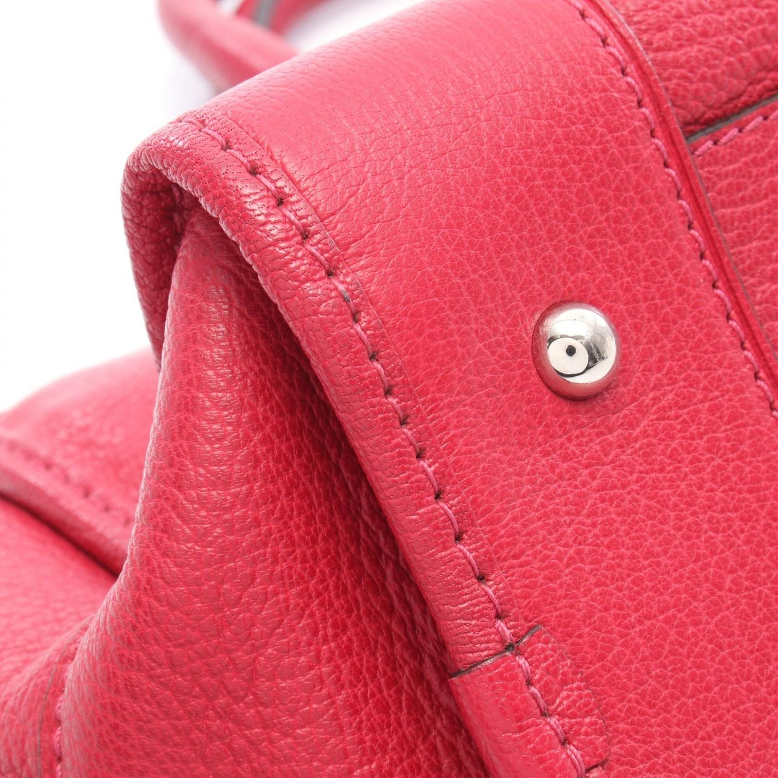 Loewe Handbag Amazona 28 Red Leather — view 7