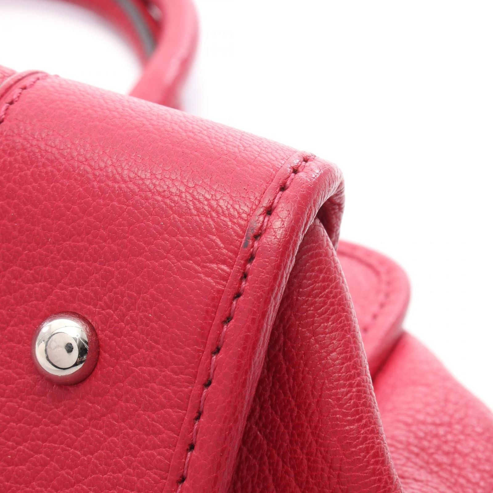 Loewe Handbag Amazona 28 Red Leather — view 6