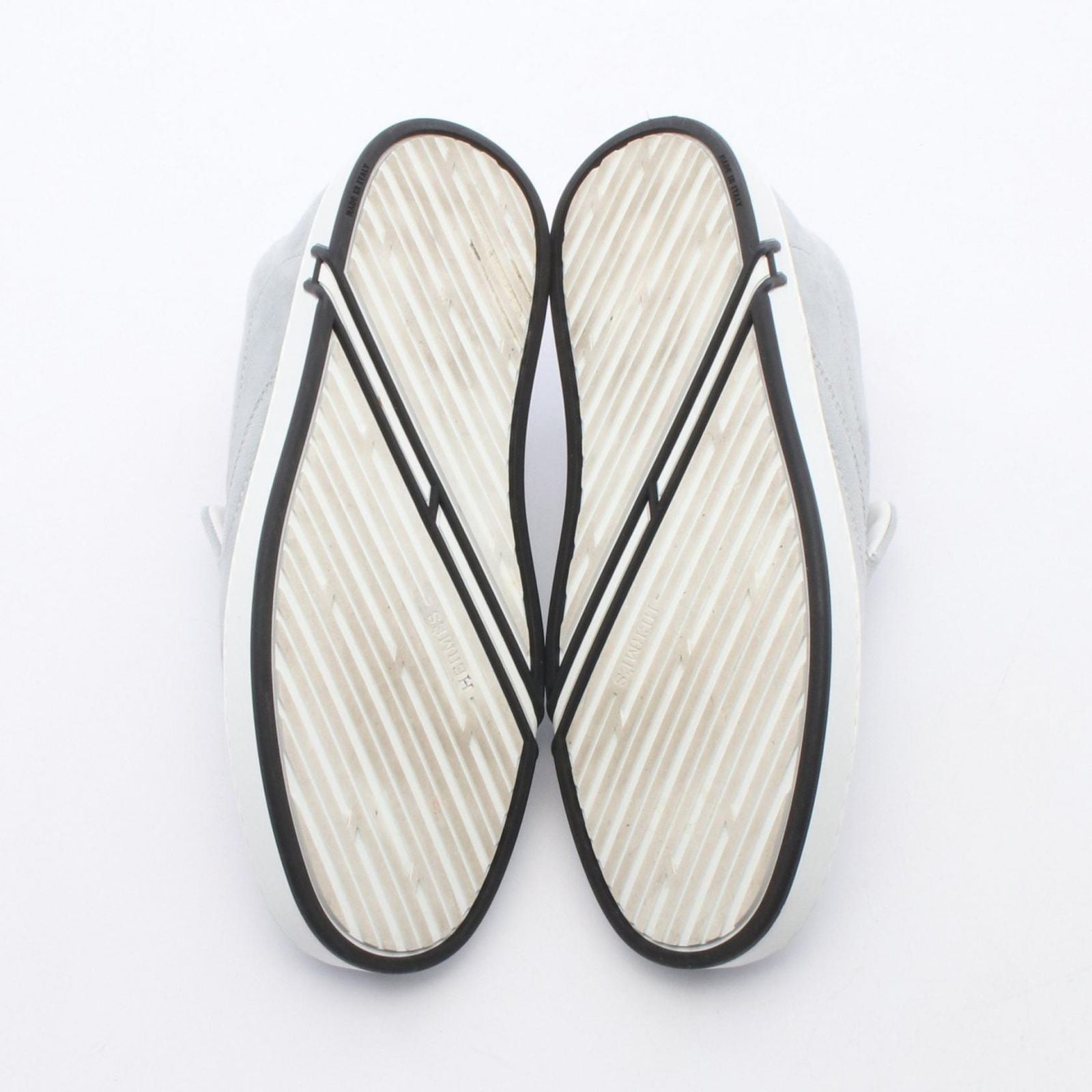 Hermes Slip Ons Kiddie Suede Slipper — view 4