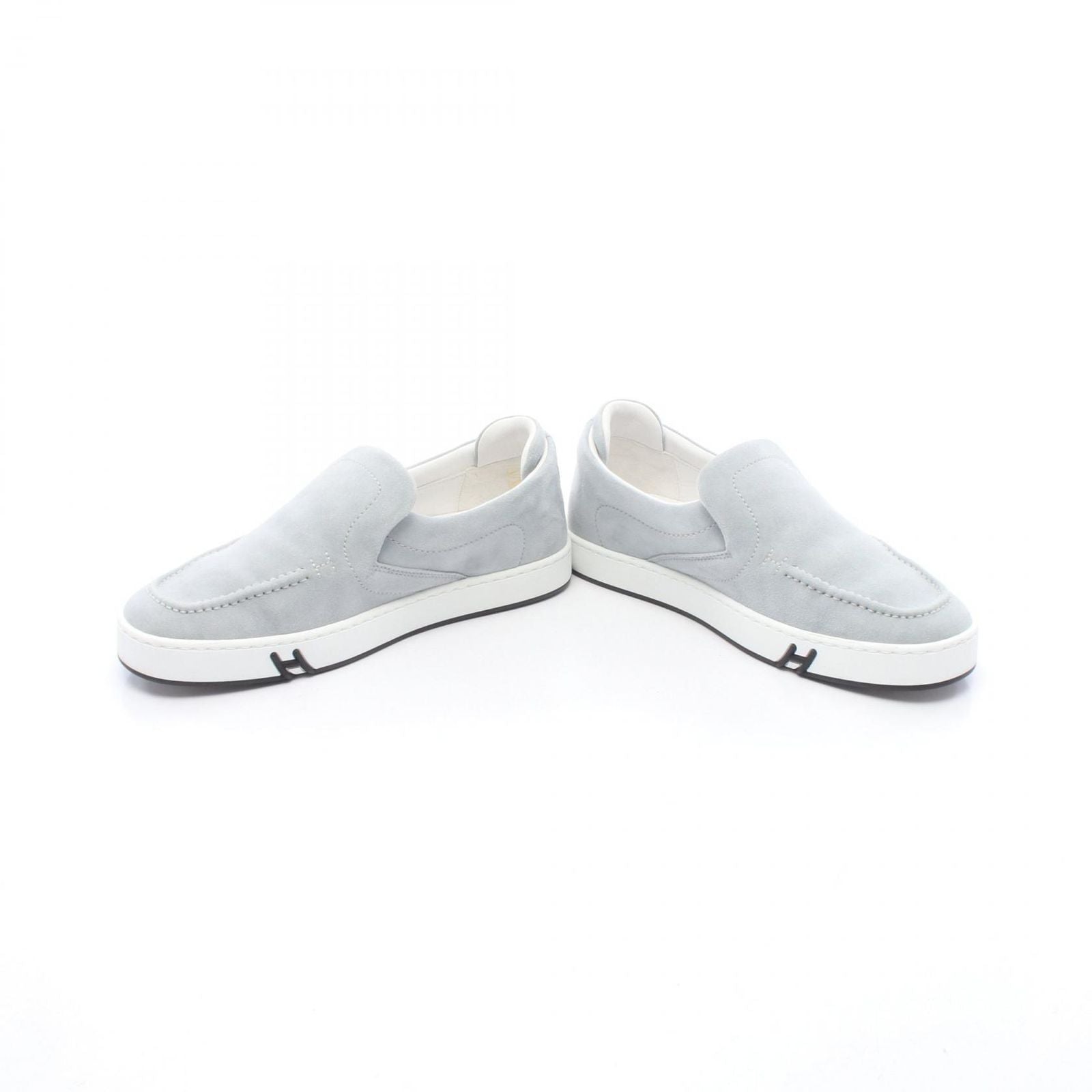 Hermes Slip Ons Kiddie Suede Slipper — view 3