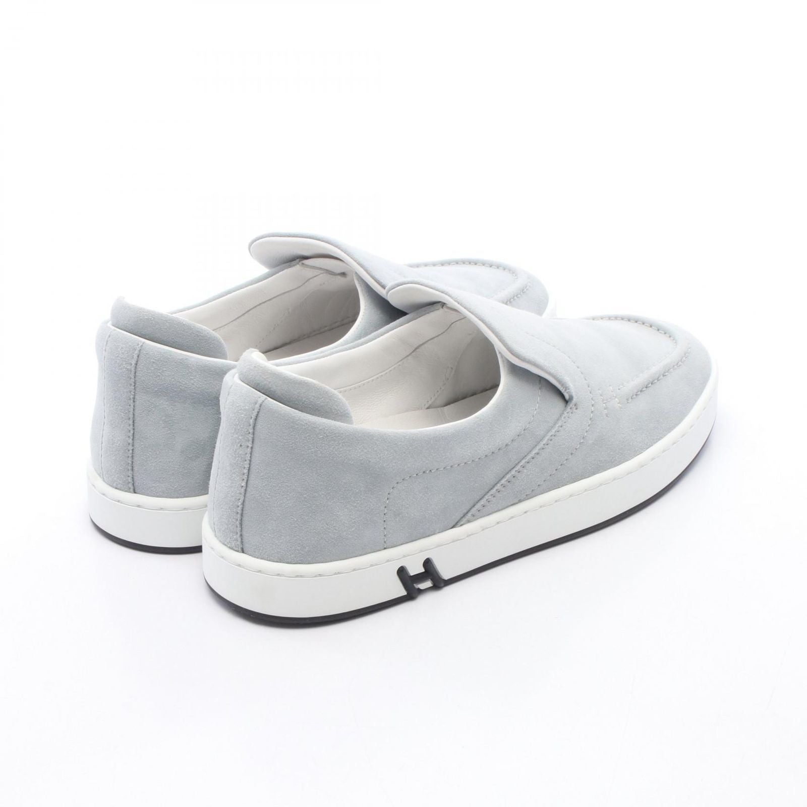 Hermes Slip Ons Kiddie Suede Slipper — view 2