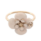 Chanel Ring CC Logo Flower