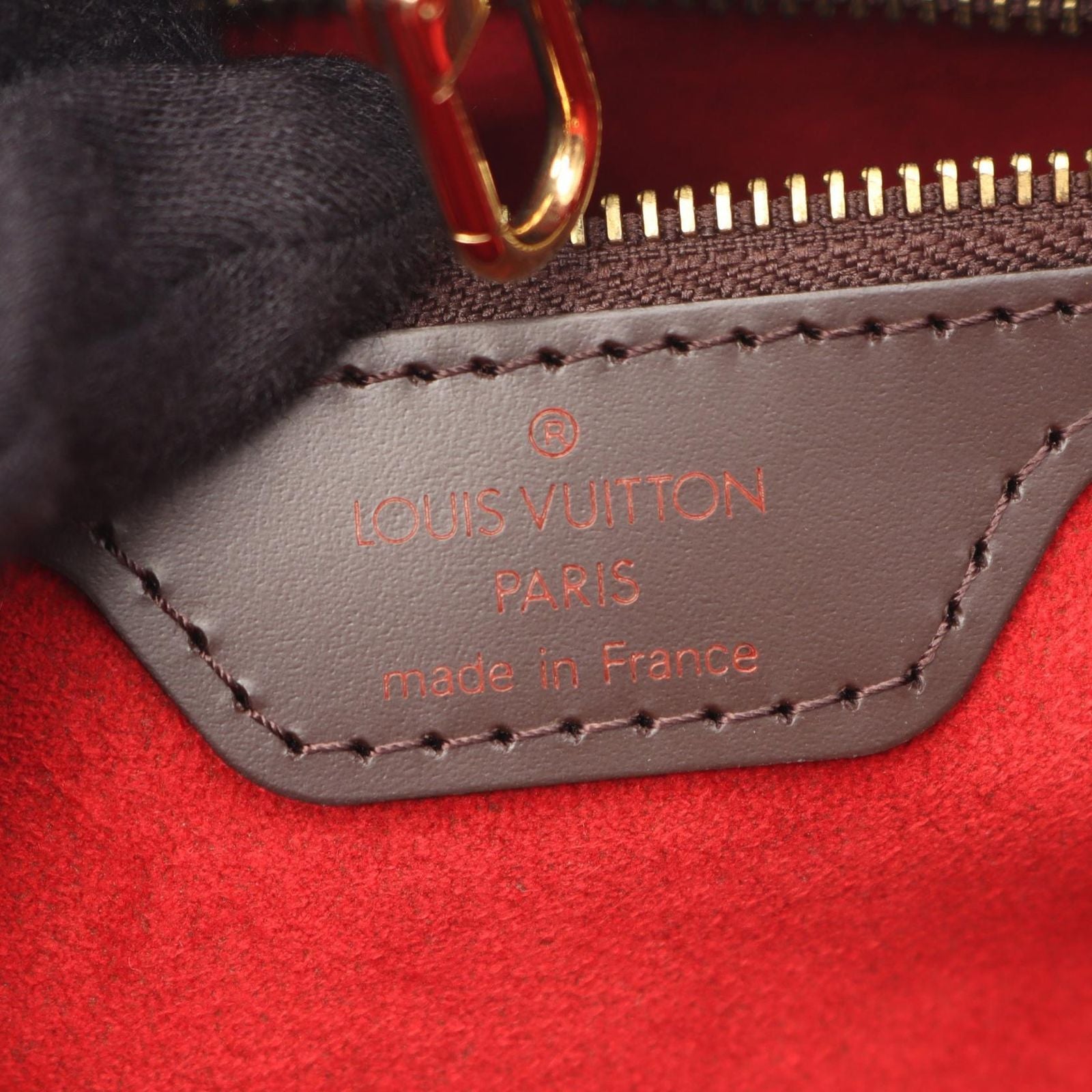 Louis Vuitton Tote Hampstead PM Damier Ebene Canvas Leather — view 4
