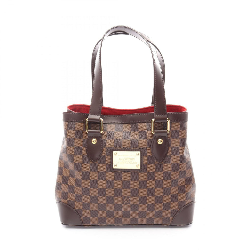 Louis Vuitton Tote Hampstead PM Damier Ebene Canvas Leather