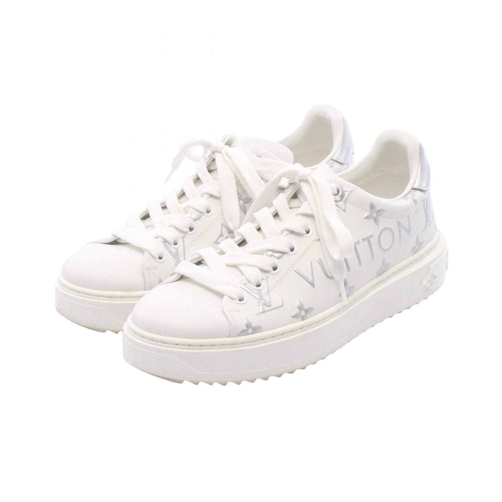 Louis Vuitton Sneakers Time Out Line Monogram Leather