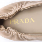 Prada Loafers Triangle Plate Flat Leather — view 5