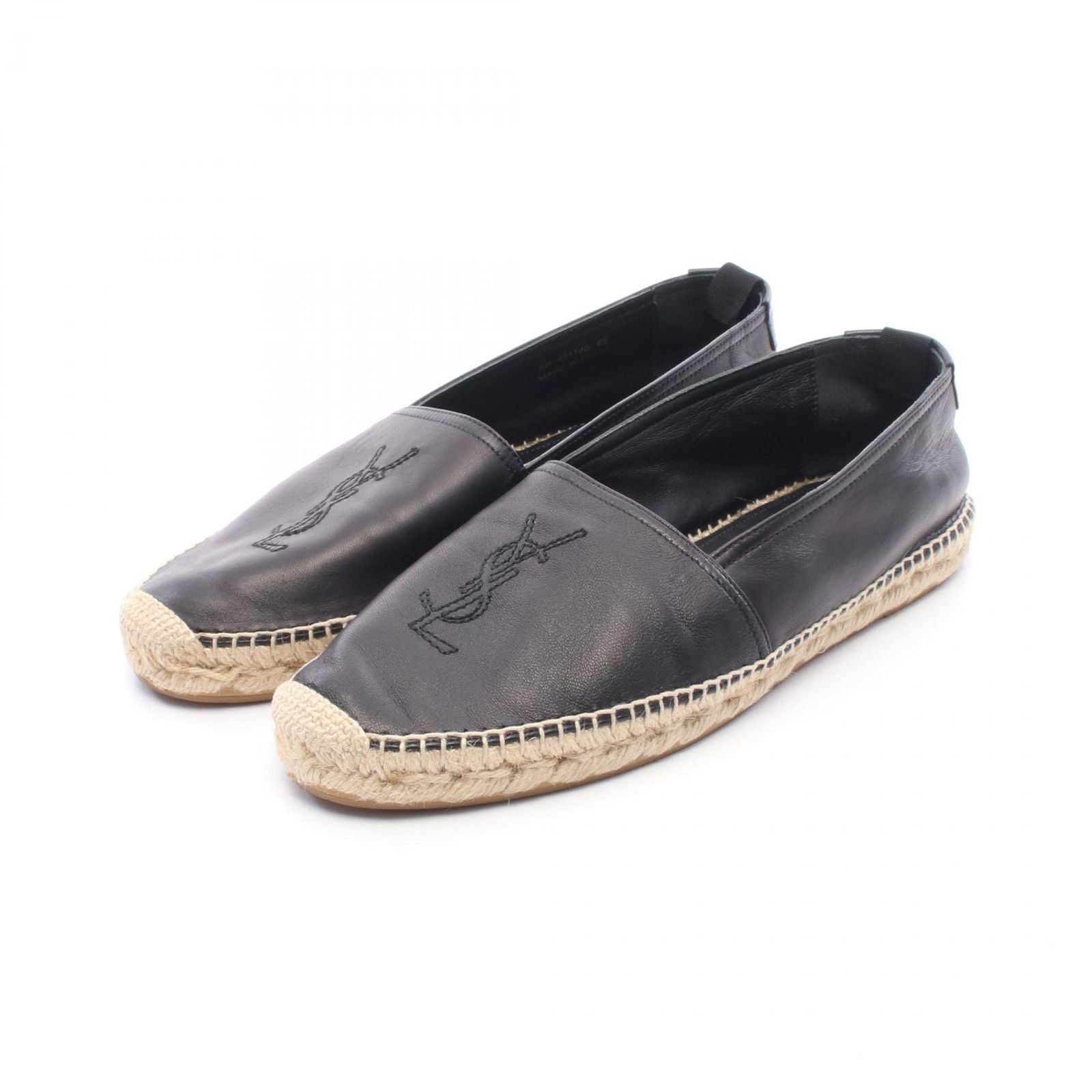 Saint Laurent Paris Cassandra Espadrilles Leather Shoes