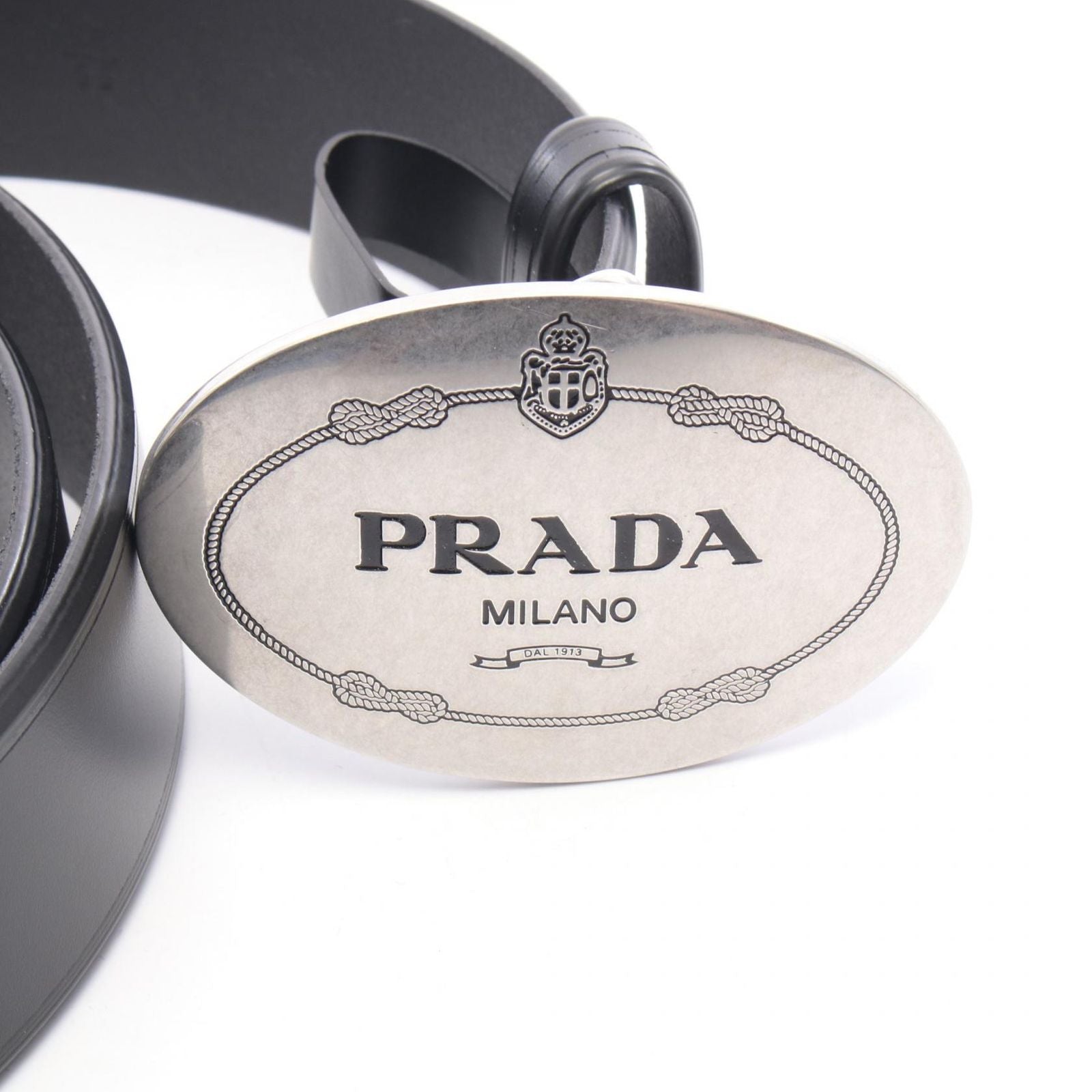 Prada Belt Logo Leather — view 4
