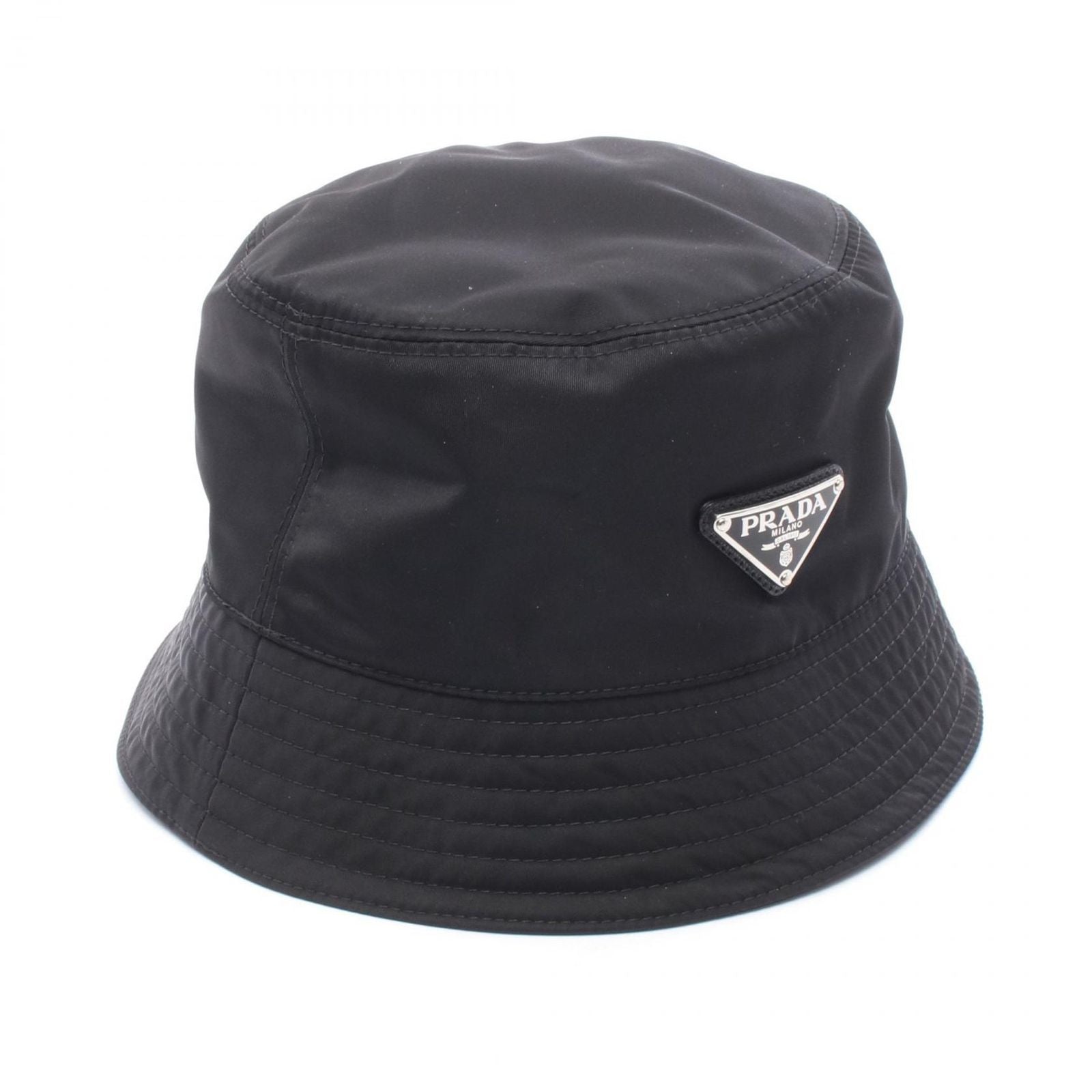 Prada Hat Re-Nylon Bucket Nylon Cap — view 2