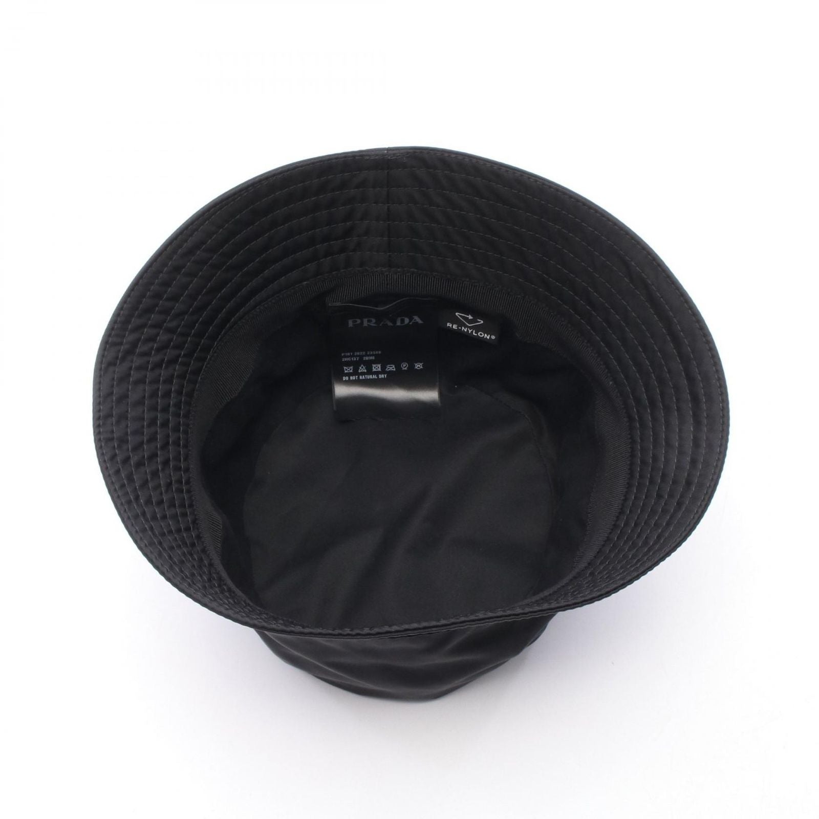 Prada Hat Re-Nylon Bucket Nylon Cap — view 3