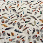 Hermes Scarf Carre Plisse Plumes Silk — view 4