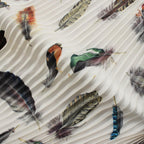 Hermes Scarf Carre Plisse Plumes Silk — view 6