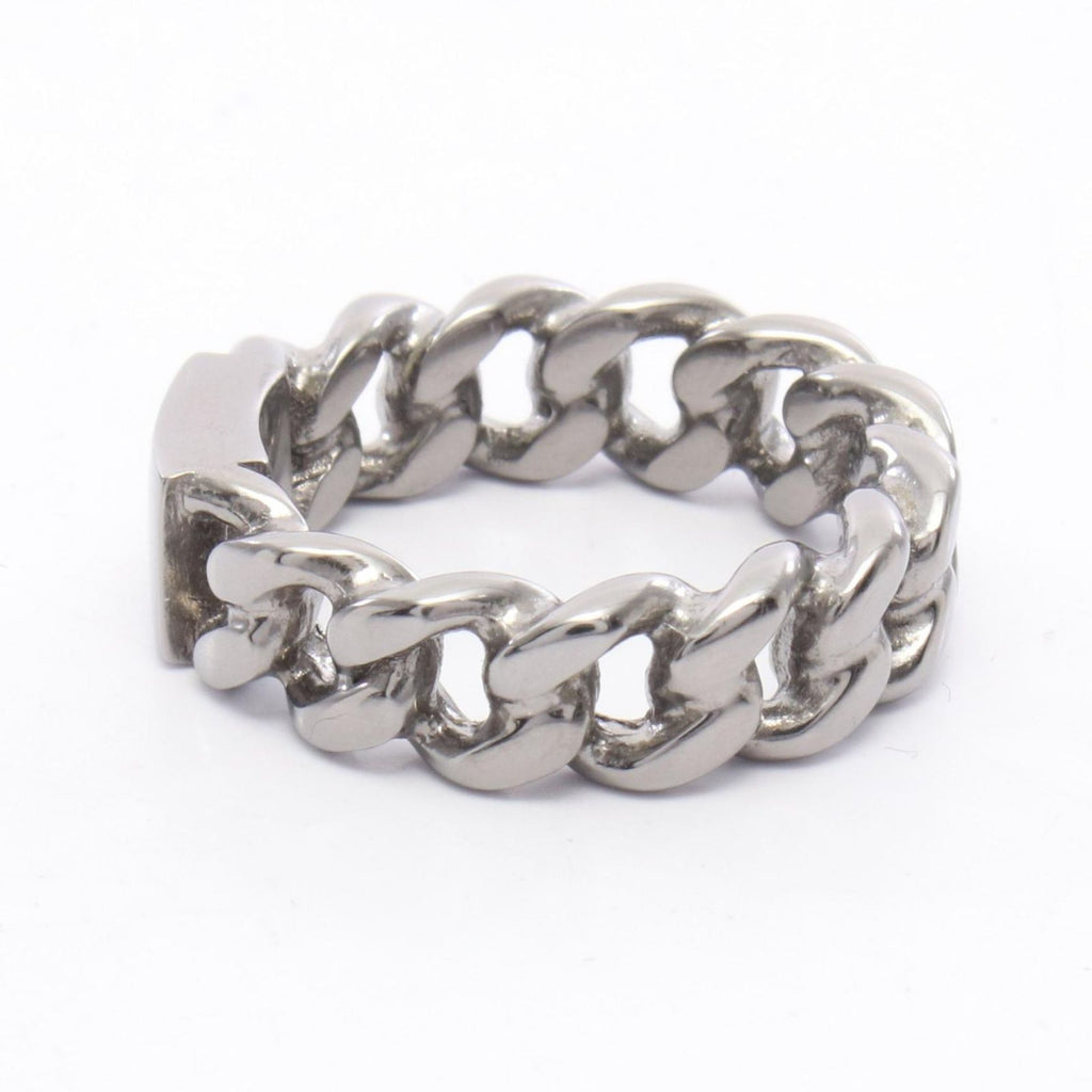 Chanel Ring CC Logo Chain Stainless Steel — view 2