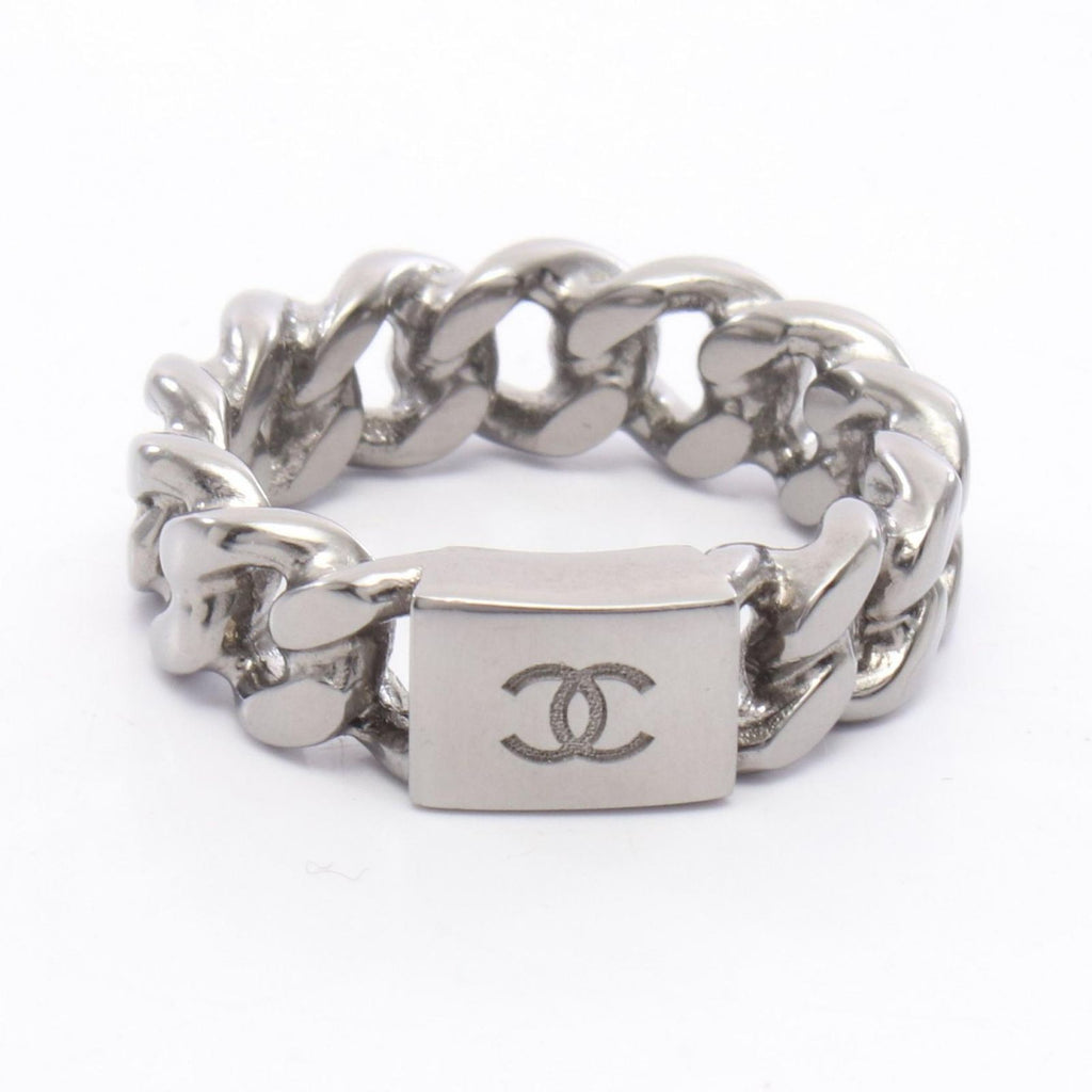 Chanel Ring CC Logo Chain Stainless Steel