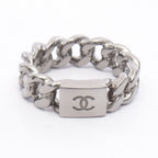 Chanel Ring CC Logo Chain Stainless Steel