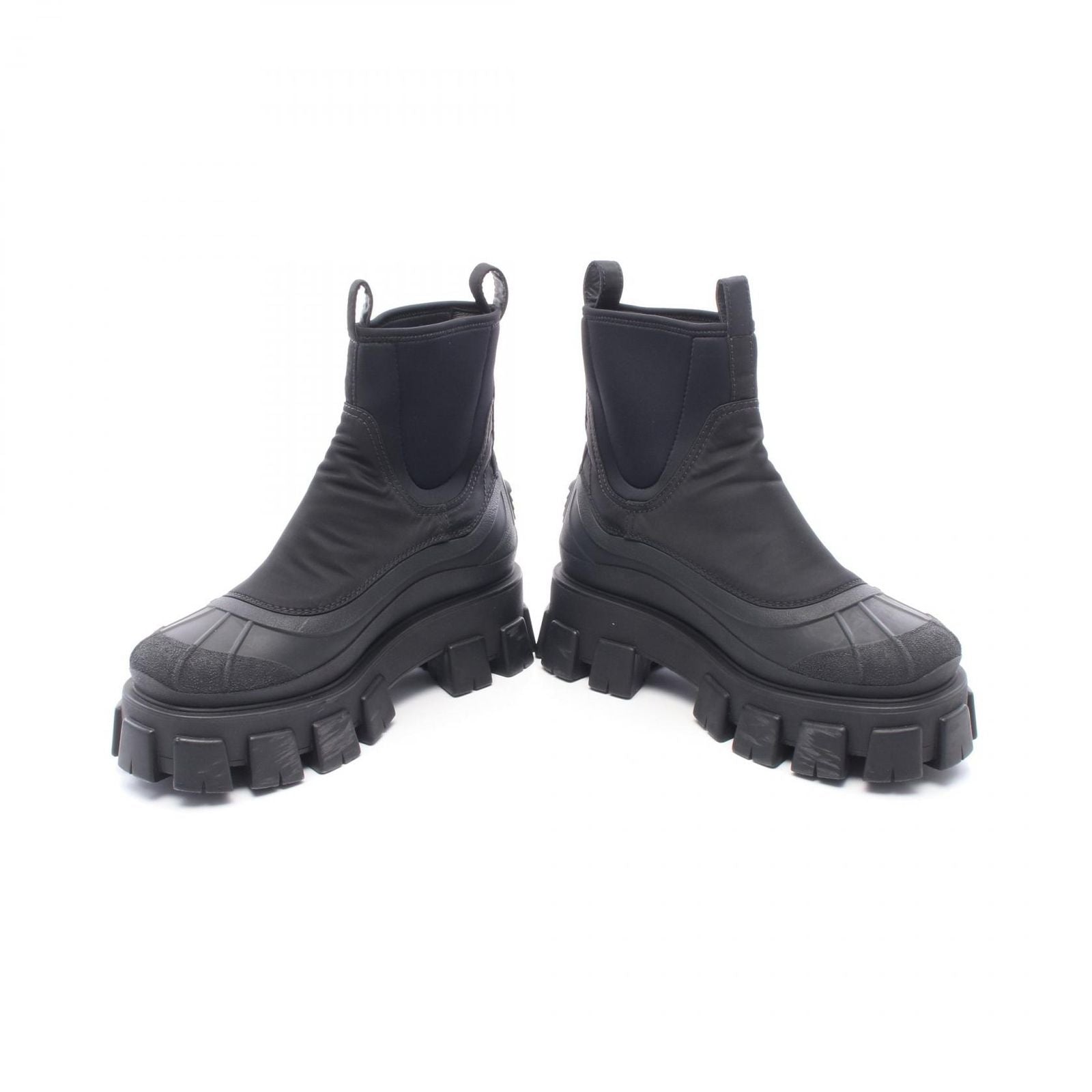 Prada Boots Re-Nylon Monolith Gabardine Nylon — view 3