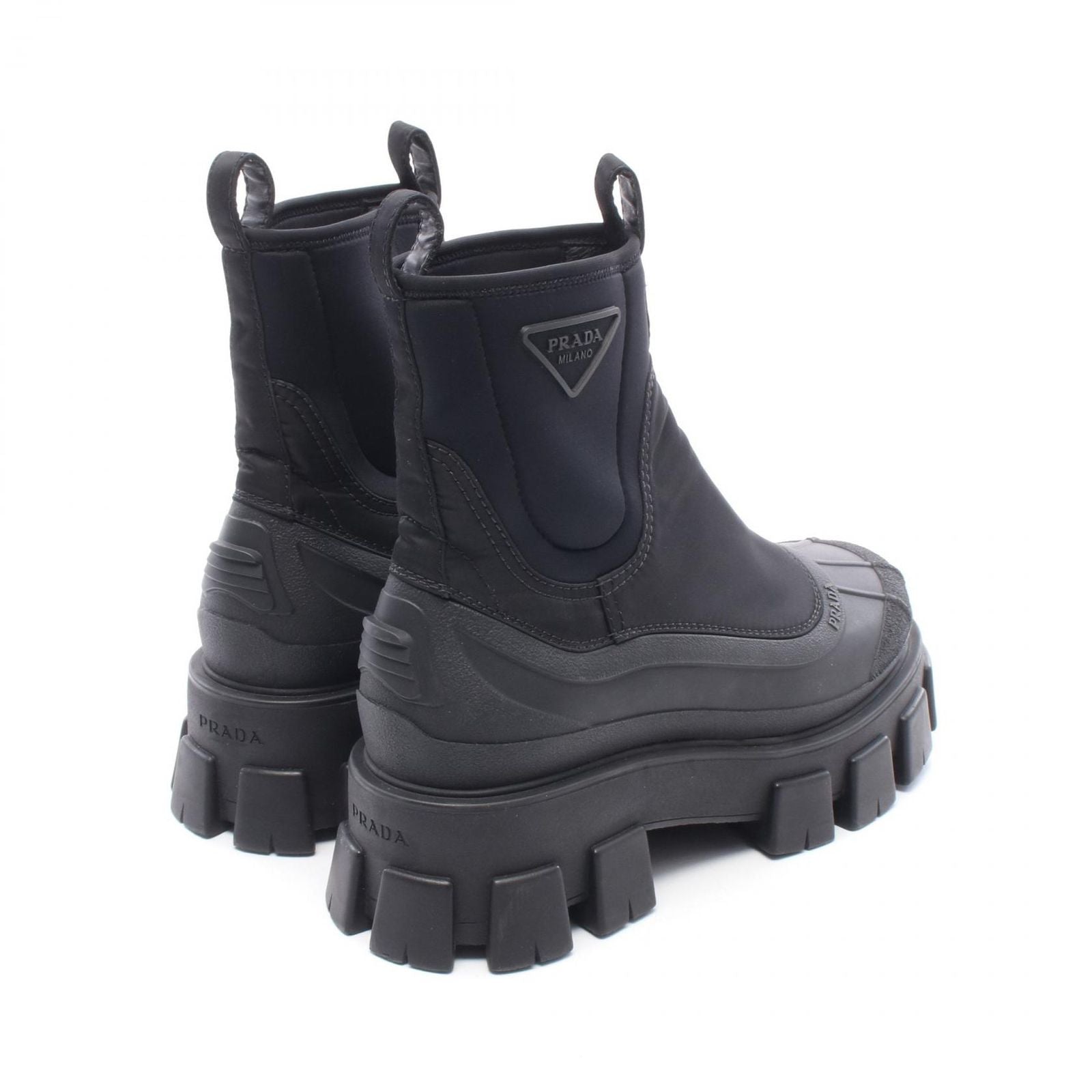 Prada Boots Re-Nylon Monolith Gabardine Nylon — view 2