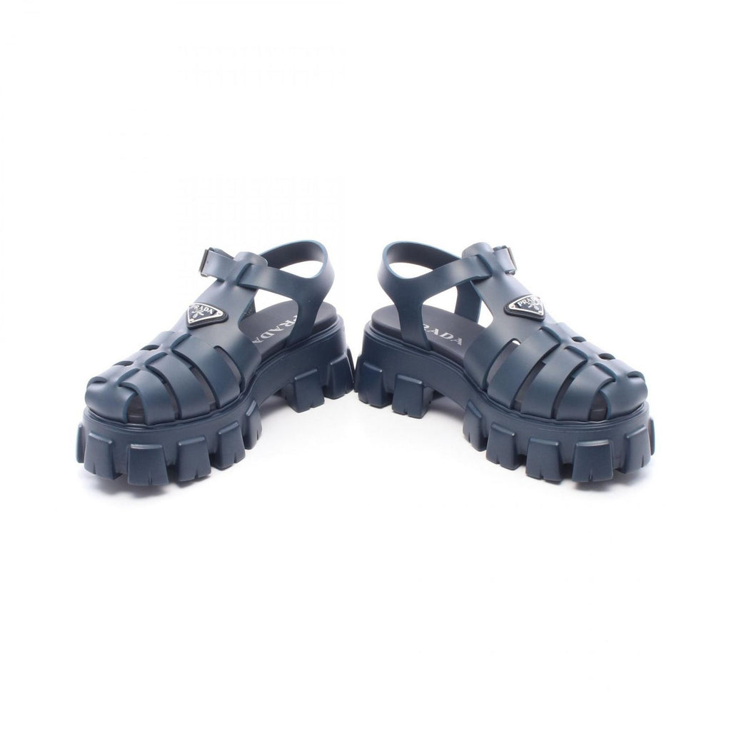 Prada Sandals Monolith Triangle Plate — view 3