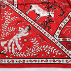 Hermes Scarf Carre Geant 140 Peuple du Vent Silk — view 9