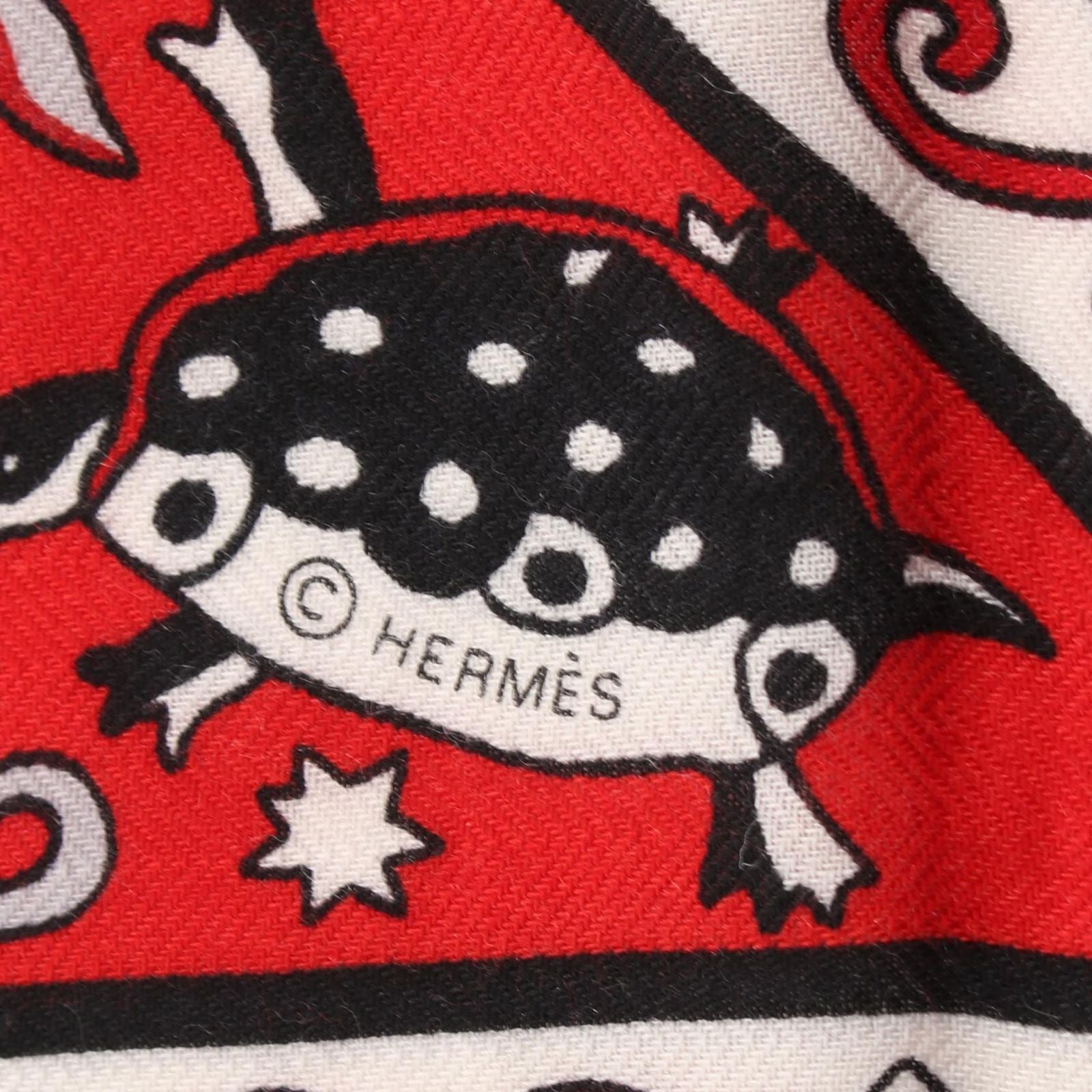 Hermes Scarf Carre Geant 140 Peuple du Vent Silk — view 3