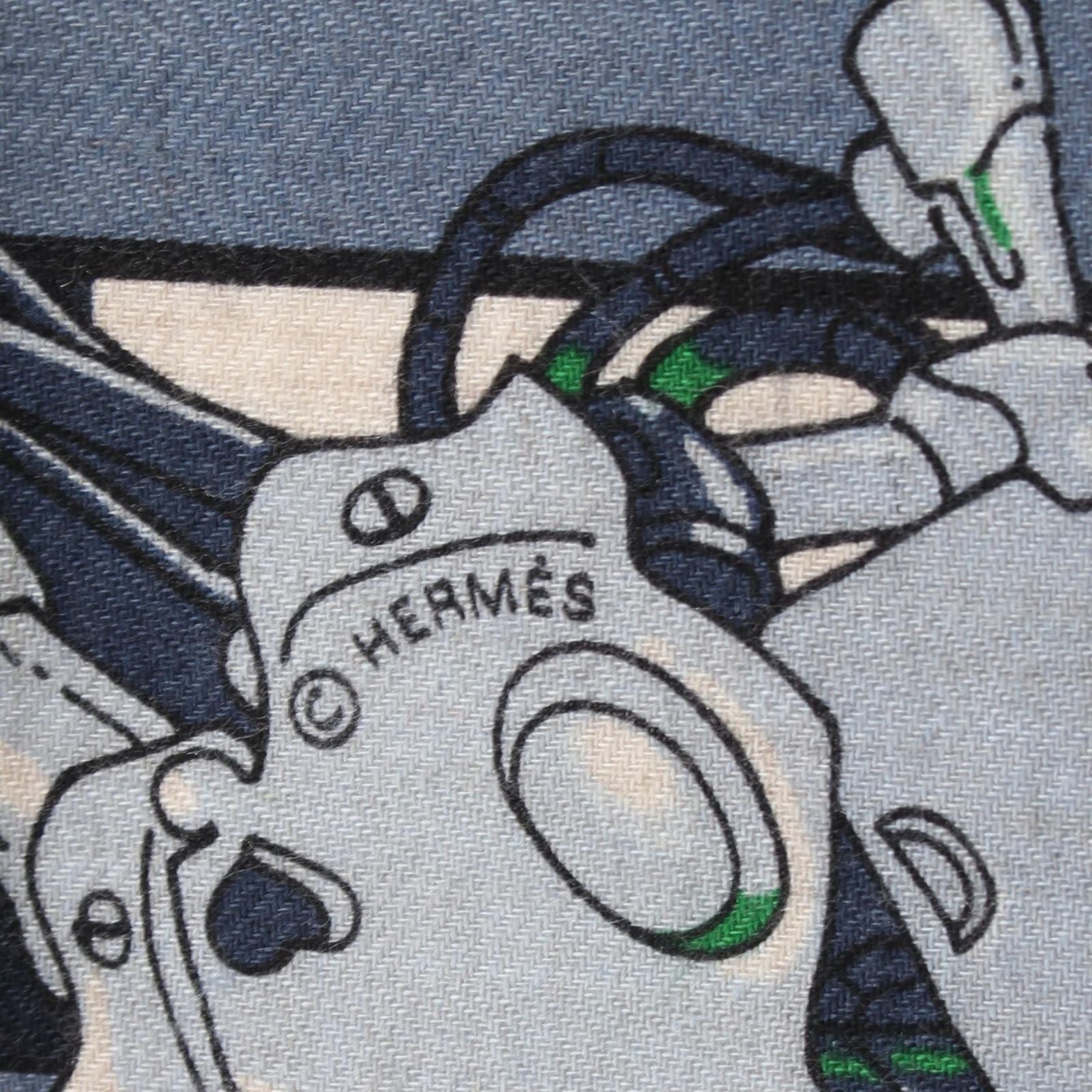 Hermes Scarf Carre 100 Robocabar Silk — view 3