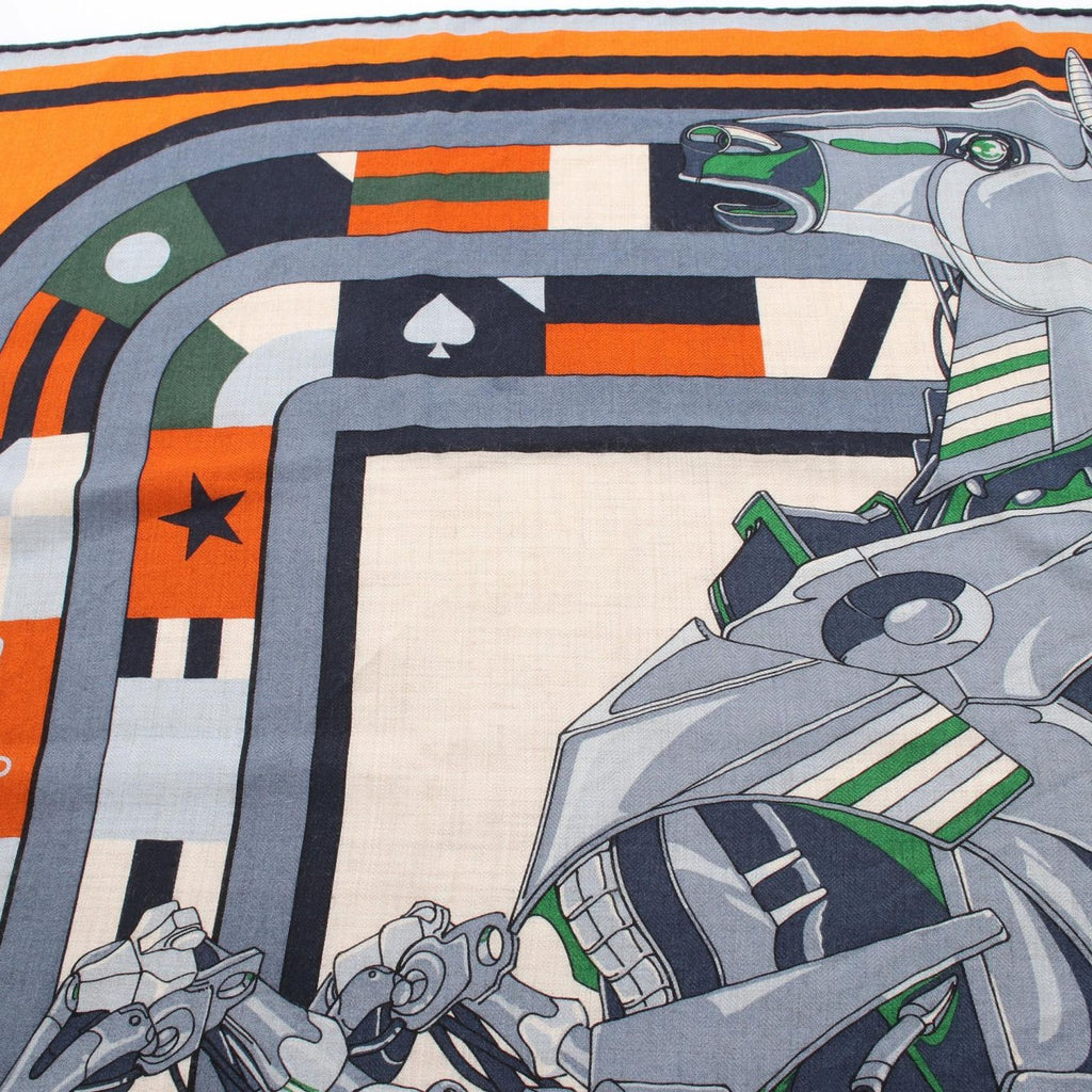 Hermes Scarf Carre 100 Robocabar Silk — view 5