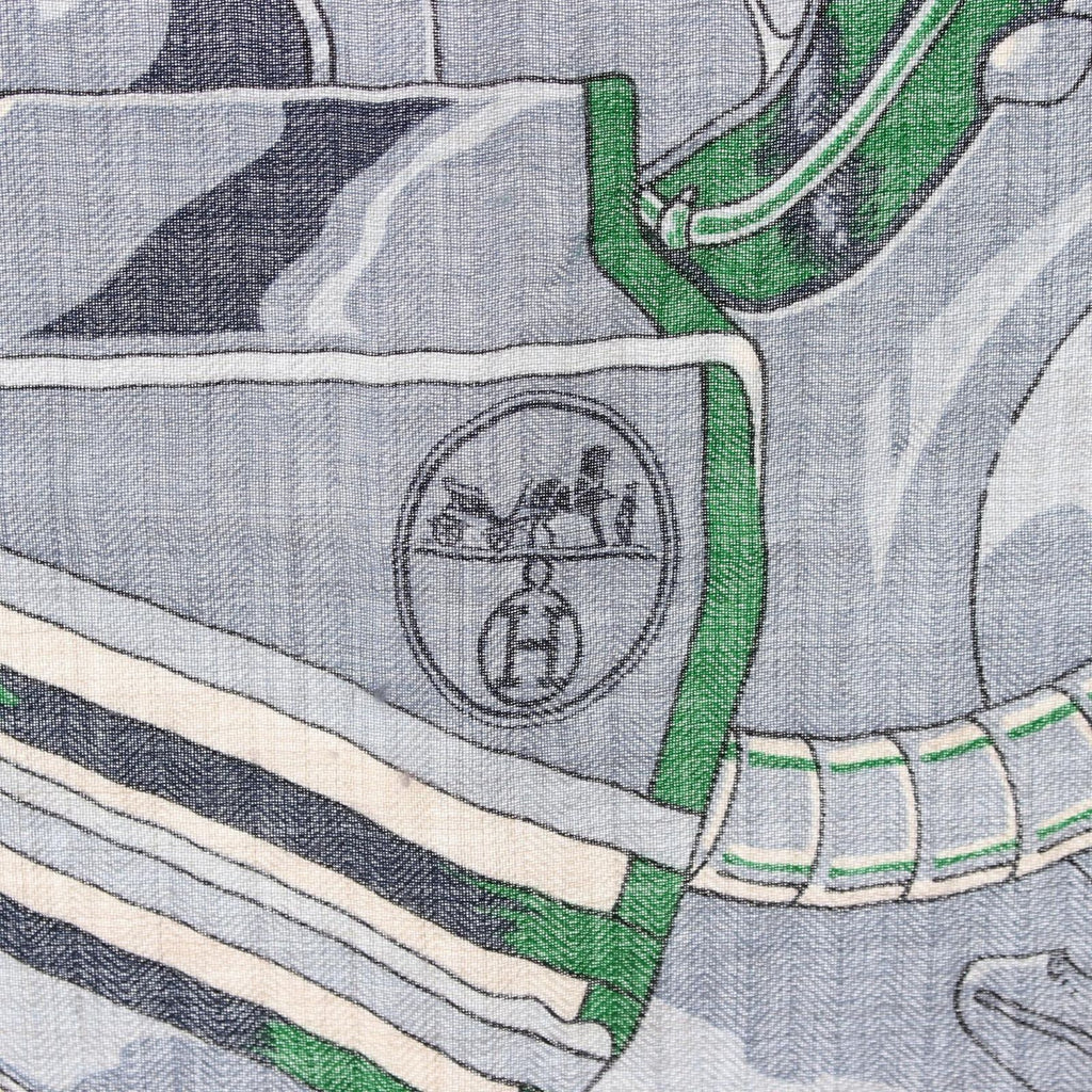 Hermes Scarf Carre 100 Robocabar Silk — view 9