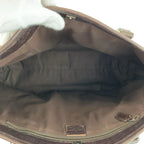 Gucci Beige Brown GG Supreme Canvas Leather Tote — view 8