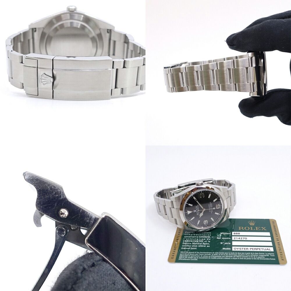 Rolex Watch BK Dial Black Out SS Automatic Winding Oyster Bracelet Random — view 9