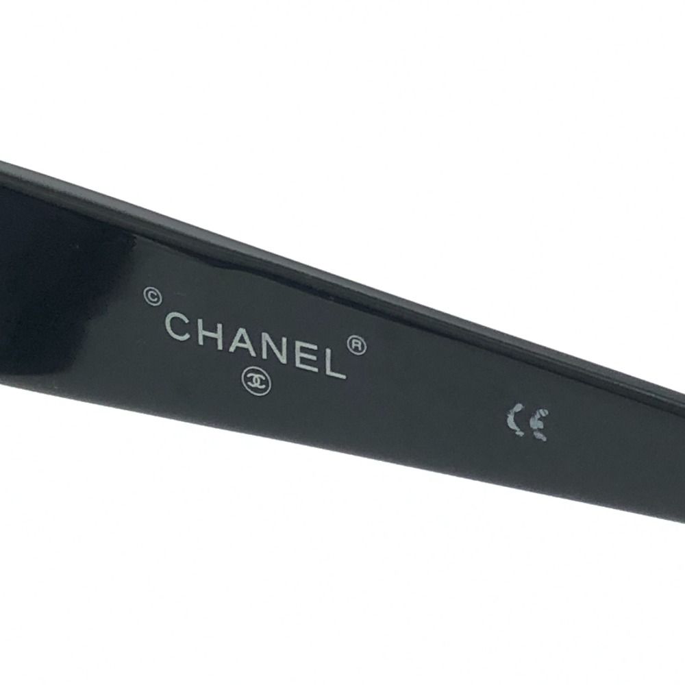 Chanel Sunglasses CC Logo Acetate Black Eyewear — view 7