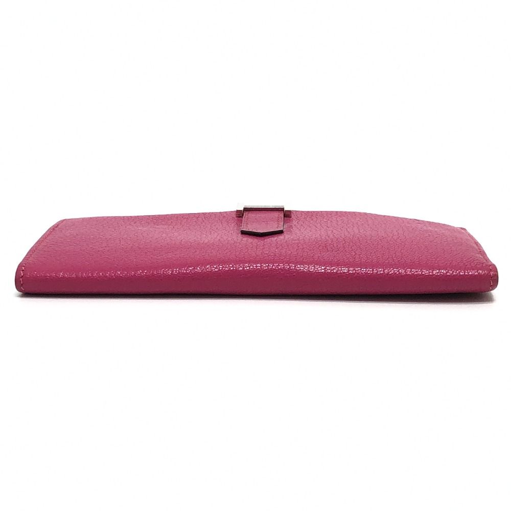 Hermes Wallet Bearn Classic Chevre Pink — view 5