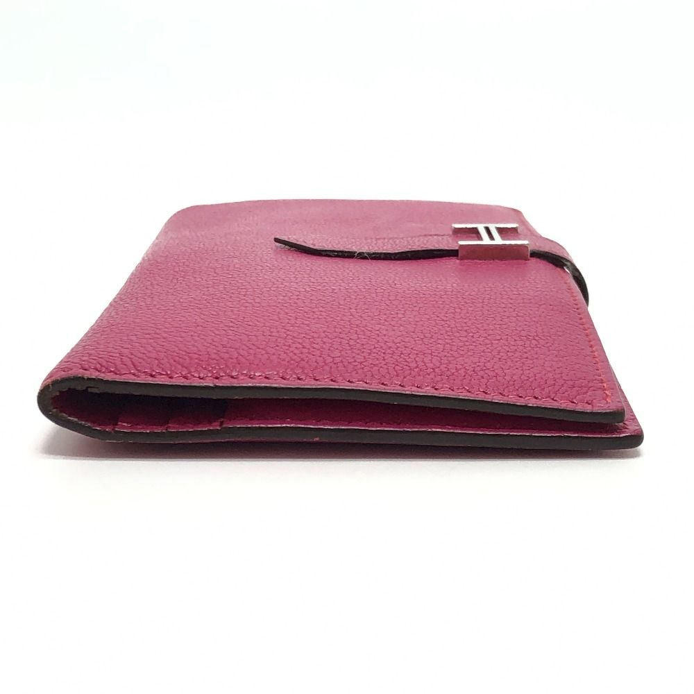 Hermes Wallet Bearn Classic Chevre Pink — view 4