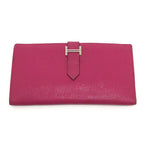 Hermes Wallet Bearn Classic Chevre Pink