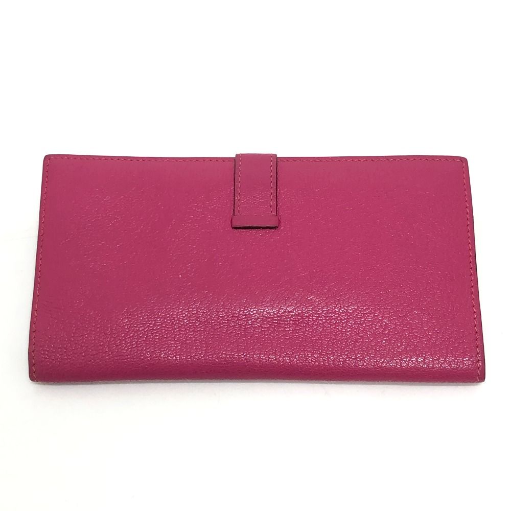 Hermes Wallet Bearn Classic Chevre Pink — view 2