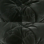 Chanel Large Bowling Bag Velvet Effect Nylon Black — view 7