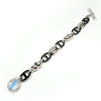 Hermes Bracelet Chaine D'ancre Rivage Metal Horn Silver 18.0 cm Seashell — view 2