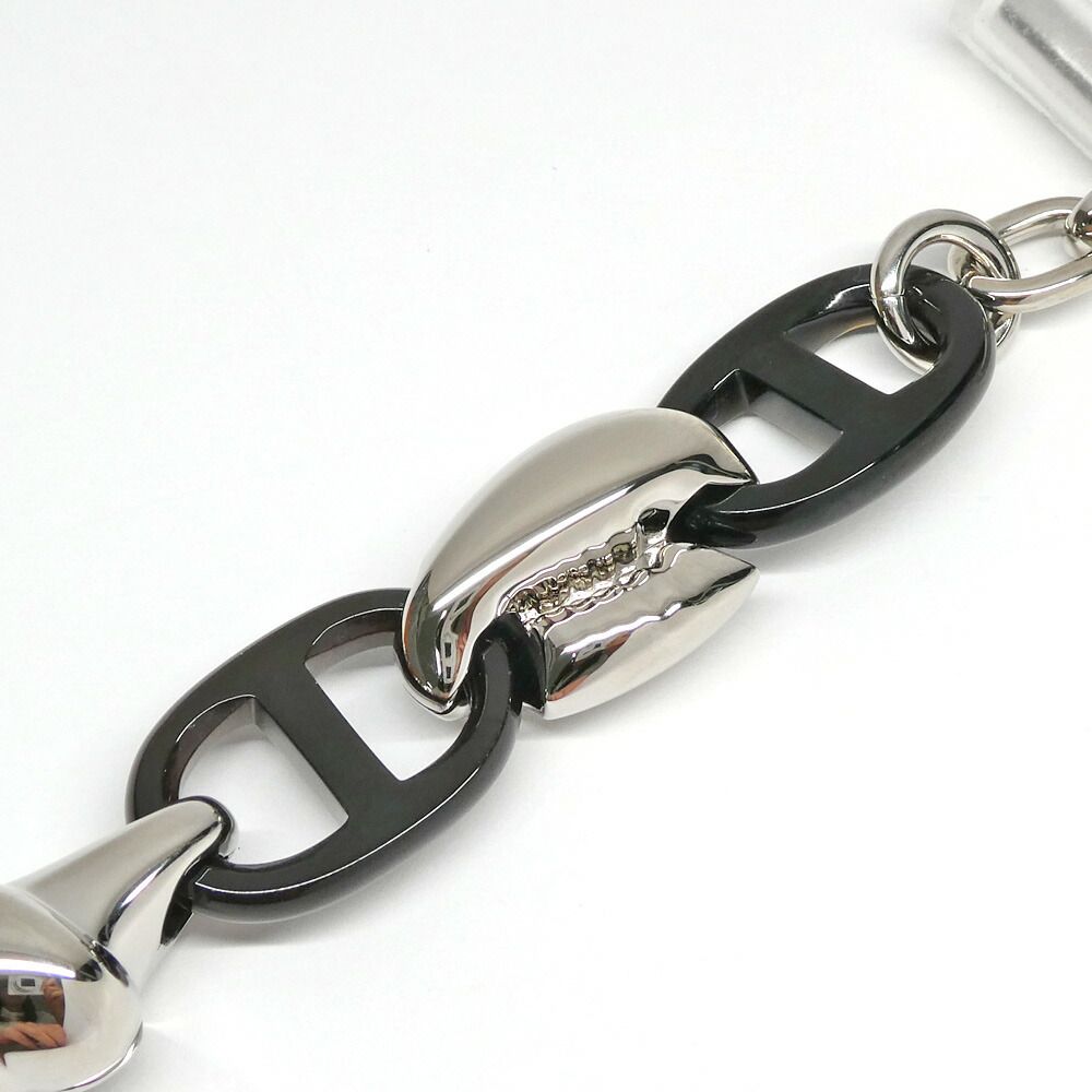 Hermes Bracelet Chaine D'ancre Rivage Metal Horn Silver 18.0 cm Seashell — view 4
