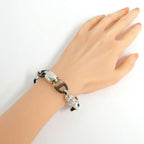 Hermes Bracelet Chaine D'ancre Rivage Metal Horn Silver 18.0 cm Seashell — view 8