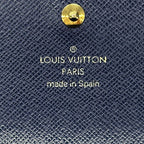 Louis Vuitton Wallet Epi Polmone Cles Miltille Blue Simple Flap — view 7