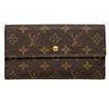 Louis Vuitton Wallet Monogram Porte Tresor International Brown Flap Logo Vintage