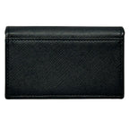 Prada Card Case Saffiano Black Business Holder Small Compact — view 2
