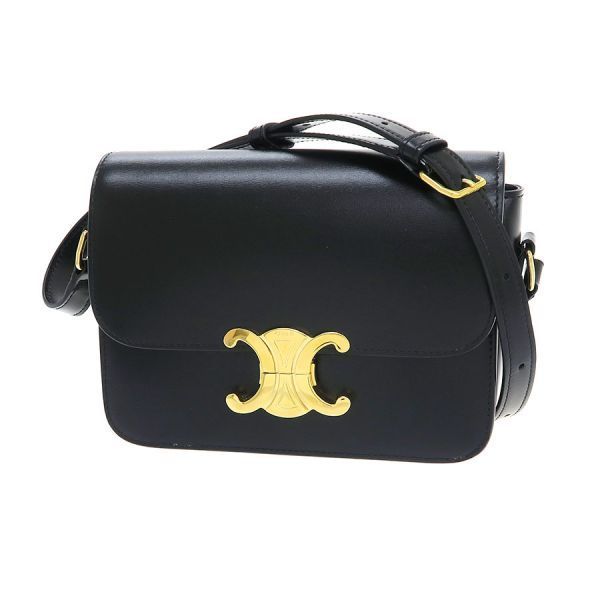 Celine Teen Triomphe Bag Shiny Calfskin